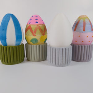Dekorativt mal-selv påskeæg til 40mm fyrfadsstager i PLA